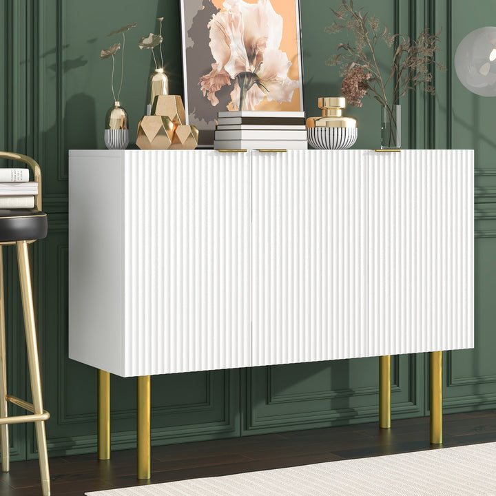 Modern Simple Sideboard with Particle Board and MDF Board  Adjustable Shelves