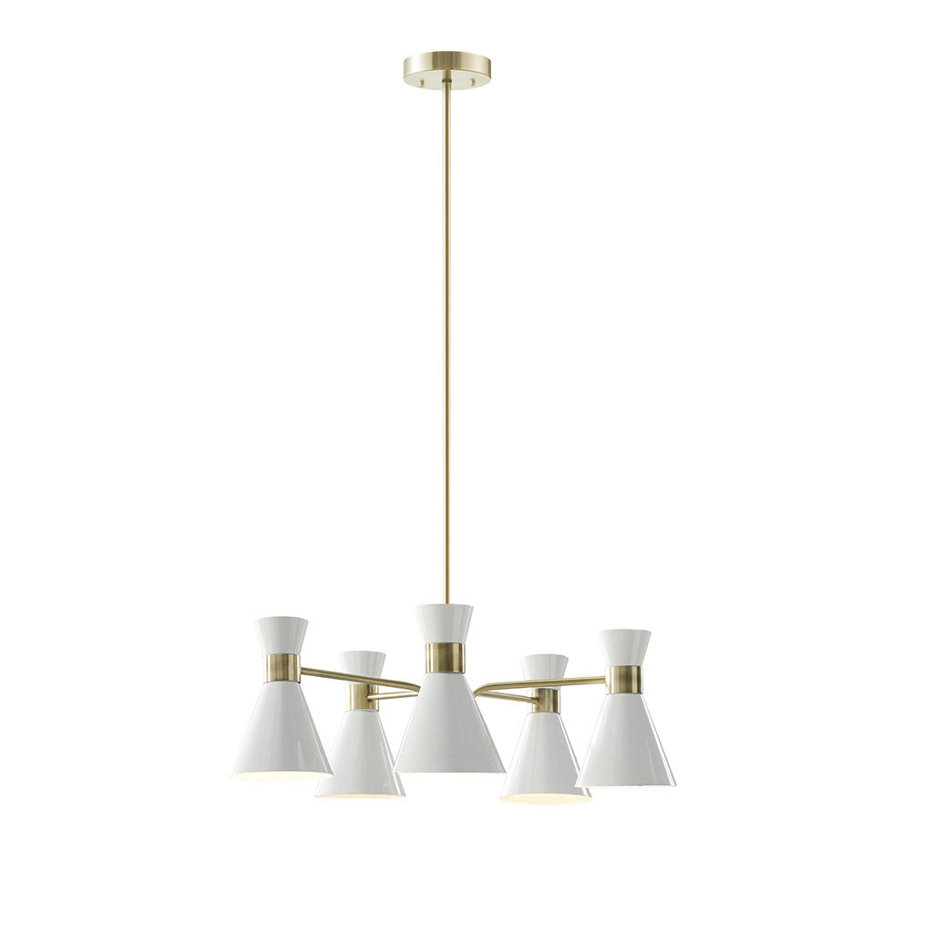 Ezra 5-Light Metal Chandelier