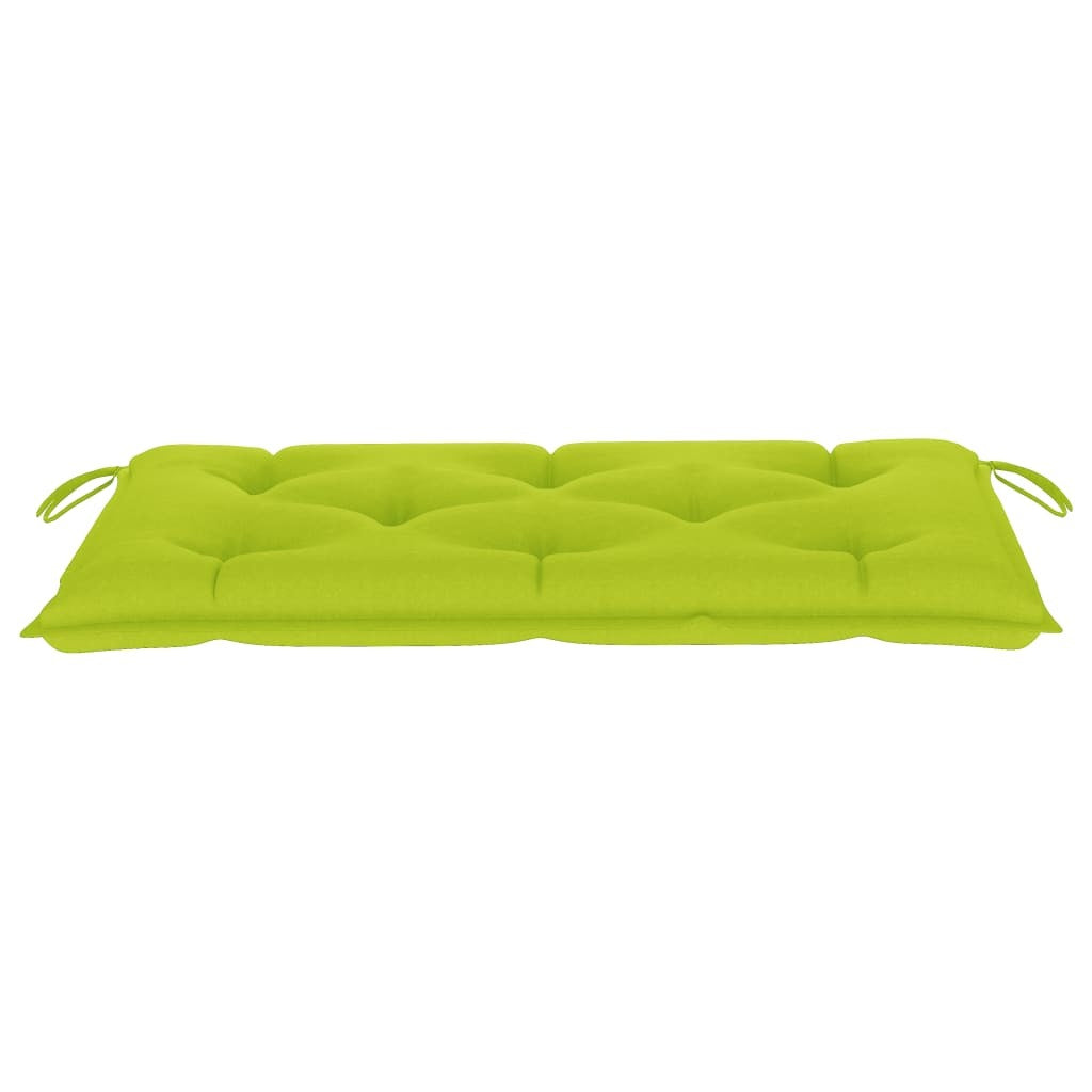 vidaXL Garden Bench Cushion Bright Green 39.4"x19.7"x 2.8" Fabric