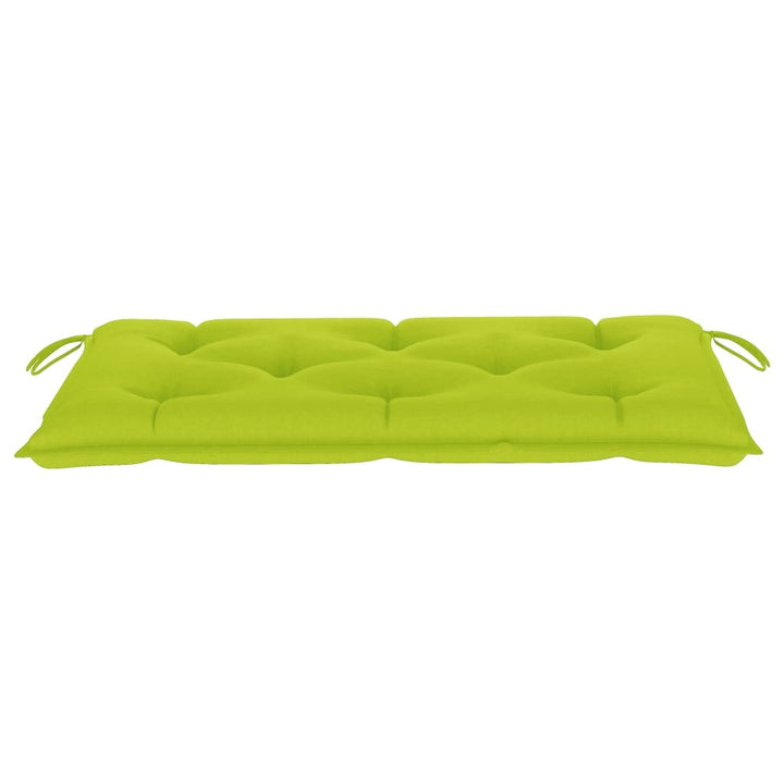 vidaXL Garden Bench Cushion Bright Green 39.4"x19.7"x 2.8" Fabric