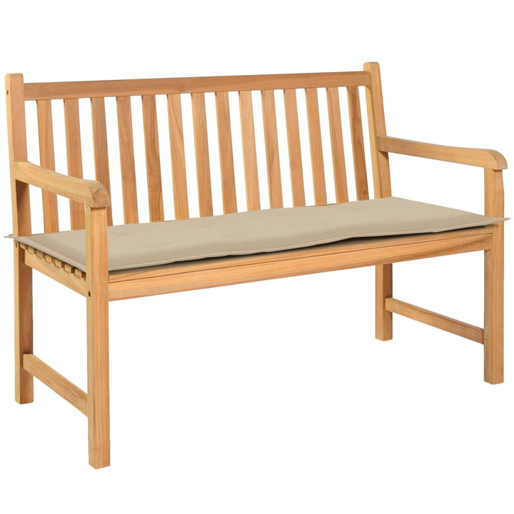 vidaXL Garden Bench Cushion Beige 59.1"x19.7"x1.2"