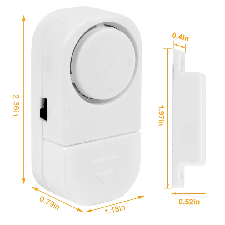 Wireless Window Door Magnet Alarms Magnetic Sensor Security Burglar Alarm For Kid Safety