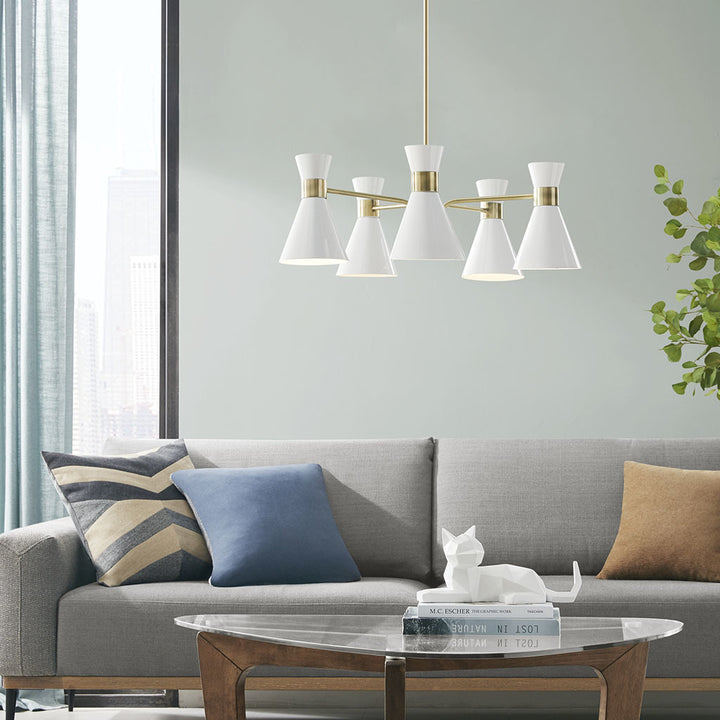 Ezra 5-Light Metal Chandelier