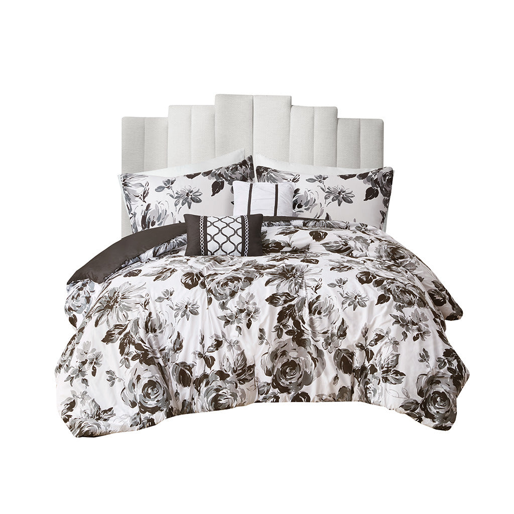 Dorsey Floral Print Comforter Set