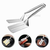 Stainless Steel Steak Clamp Food Bread Meat BBQ Clip Tongs Kitchen Cooking Tool
