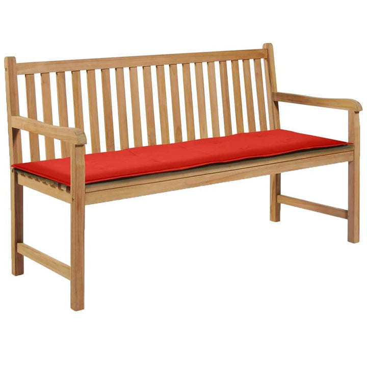 vidaXL Garden Bench Cushion Red 59.1"x19.7"x1.2"