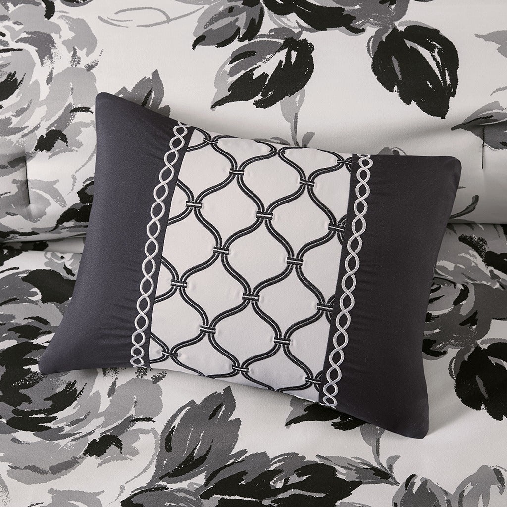 Dorsey Floral Print Comforter Set