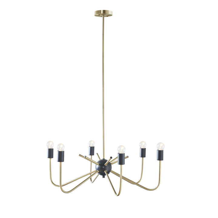 Alexis 6-Light Metal Chandelier