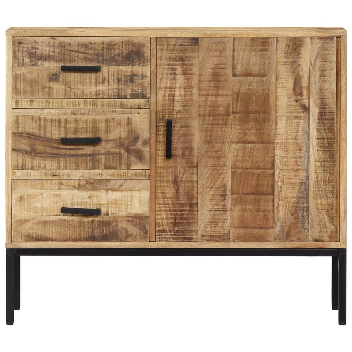 Sideboard 34.6"x11.8"x27.9" Solid Mango Wood