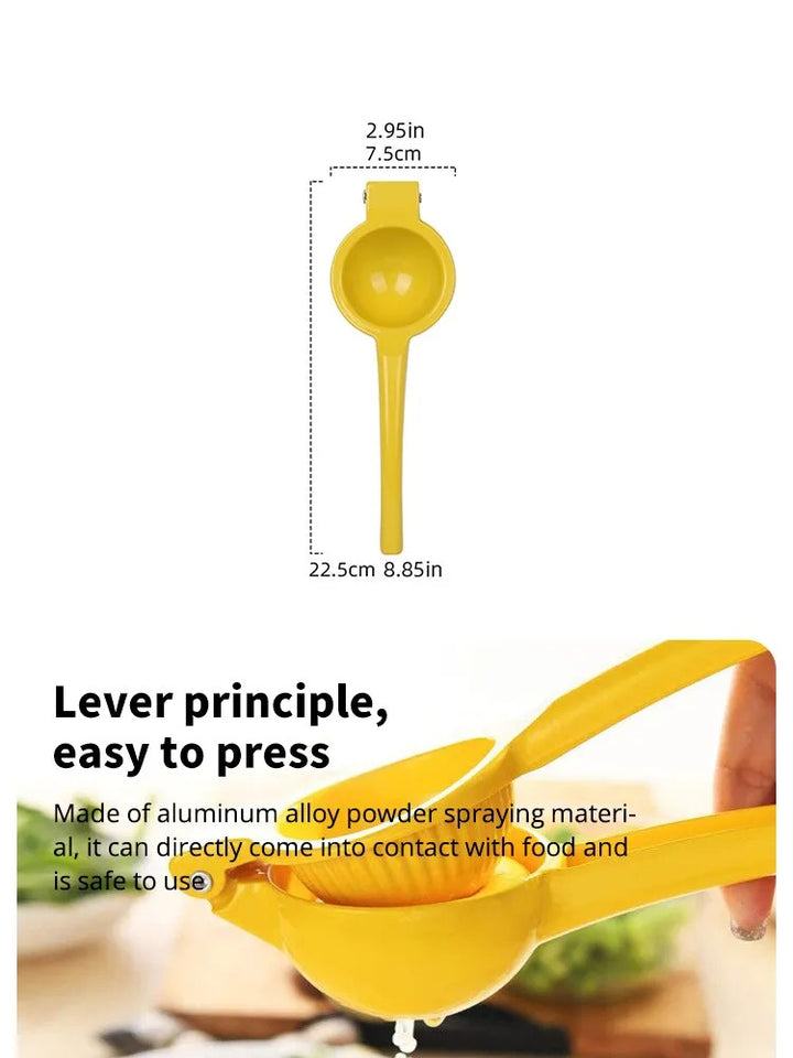 Home Manual Lemon Squeezer Aluminum Alloy Hand Pressed Orange Fruit Juicer Portable Practical Kitchen Tools Mini Blender