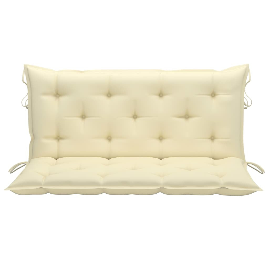 vidaXL Cushion for Swing Chair Cream White 47.2" Fabric