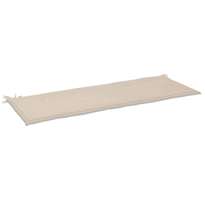 vidaXL Garden Bench Cushion Cream 59.1"x19.7"x1.2"