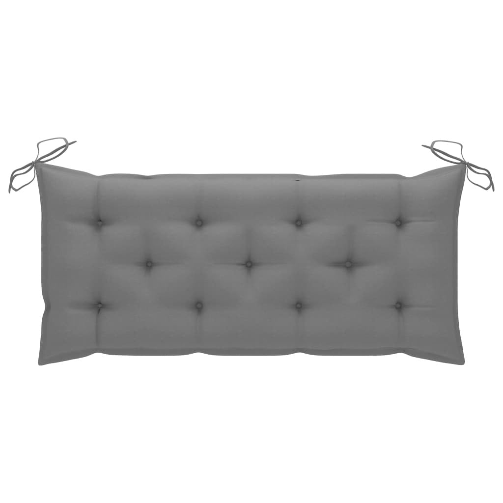 vidaXL Cushion for Swing Chair Gray 47.2" Fabric