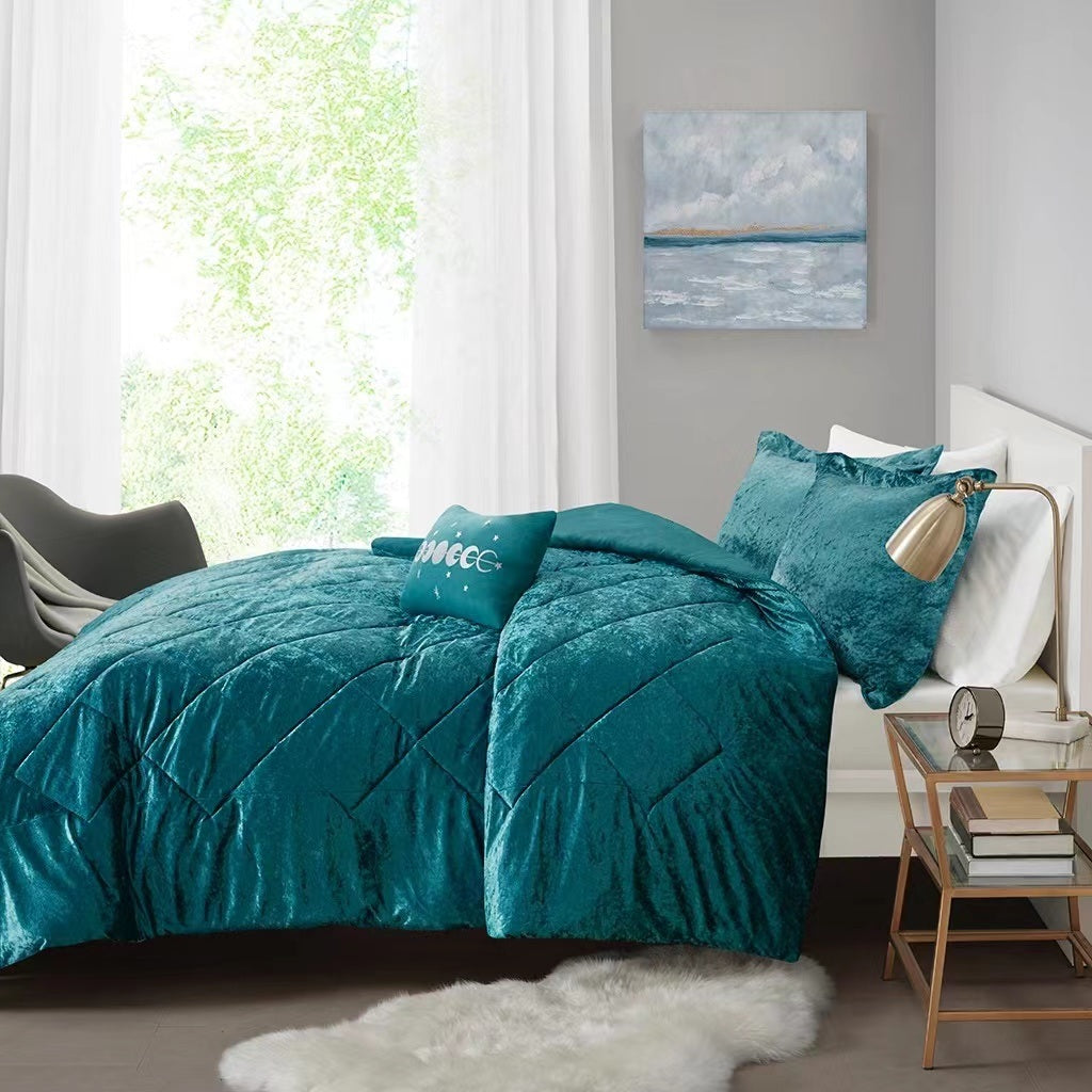 Felicia Velvet Duvet Cover Set