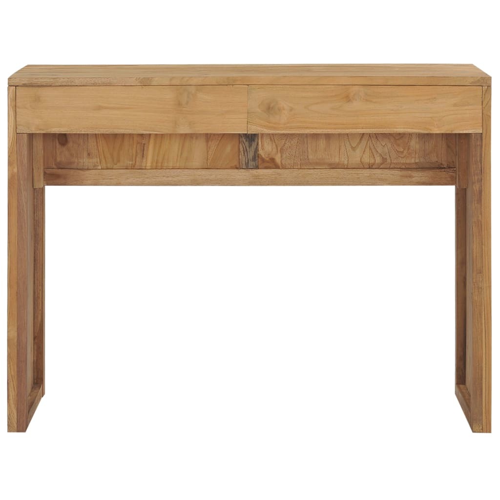Console Table 39.4"x13.8"x29.5" Solid Teak Wood