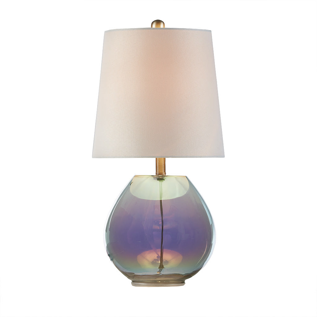 Ranier Iridescent Glass Table Lamp