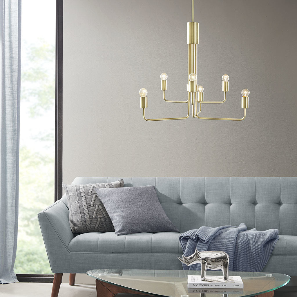 Milo 6-Light Metal Chandelier