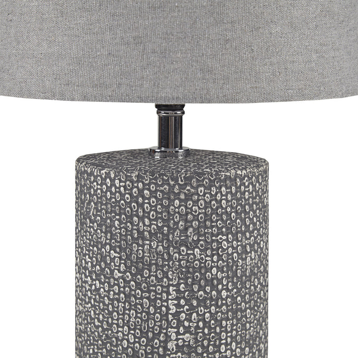 Bayard Embossed Ceramic Table Lamp