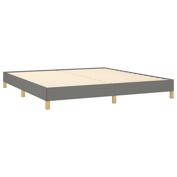 Bed Frame Dark Gray 72"x83.9" California King Fabric