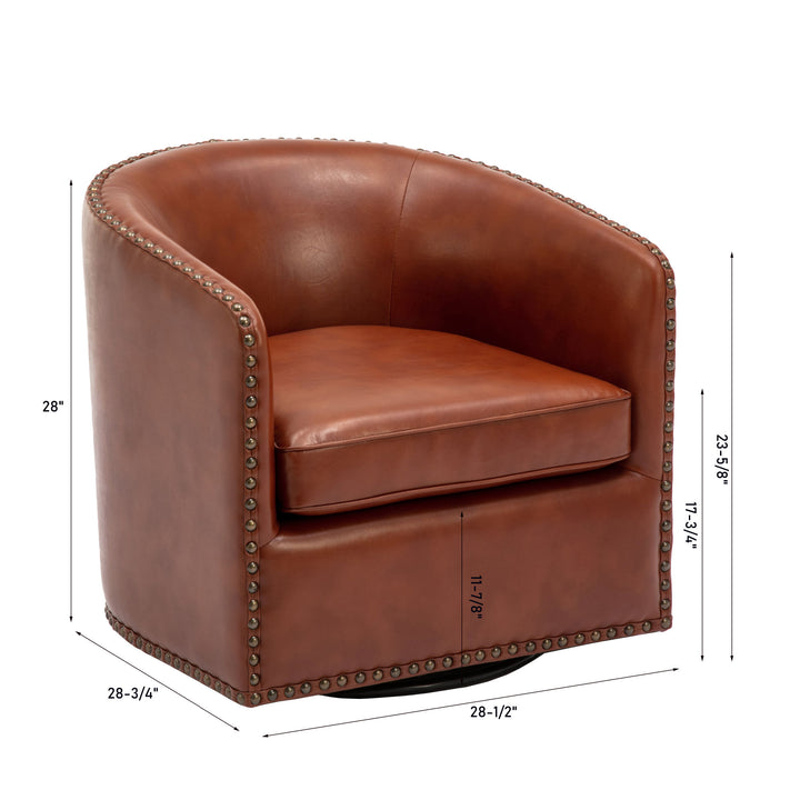 Trenton Swivel Arm Chair