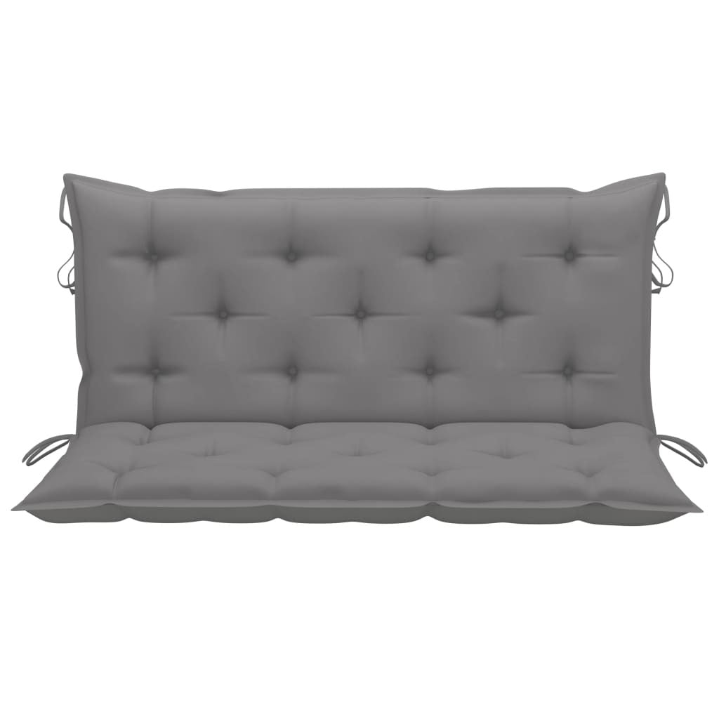 vidaXL Cushion for Swing Chair Gray 47.2" Fabric