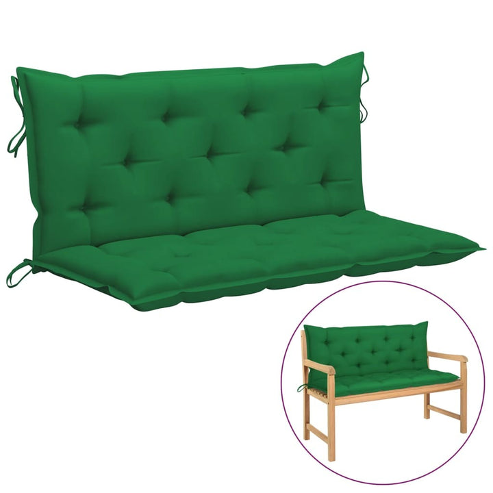 vidaXL Cushion for Swing Chair Green 47.2" Fabric