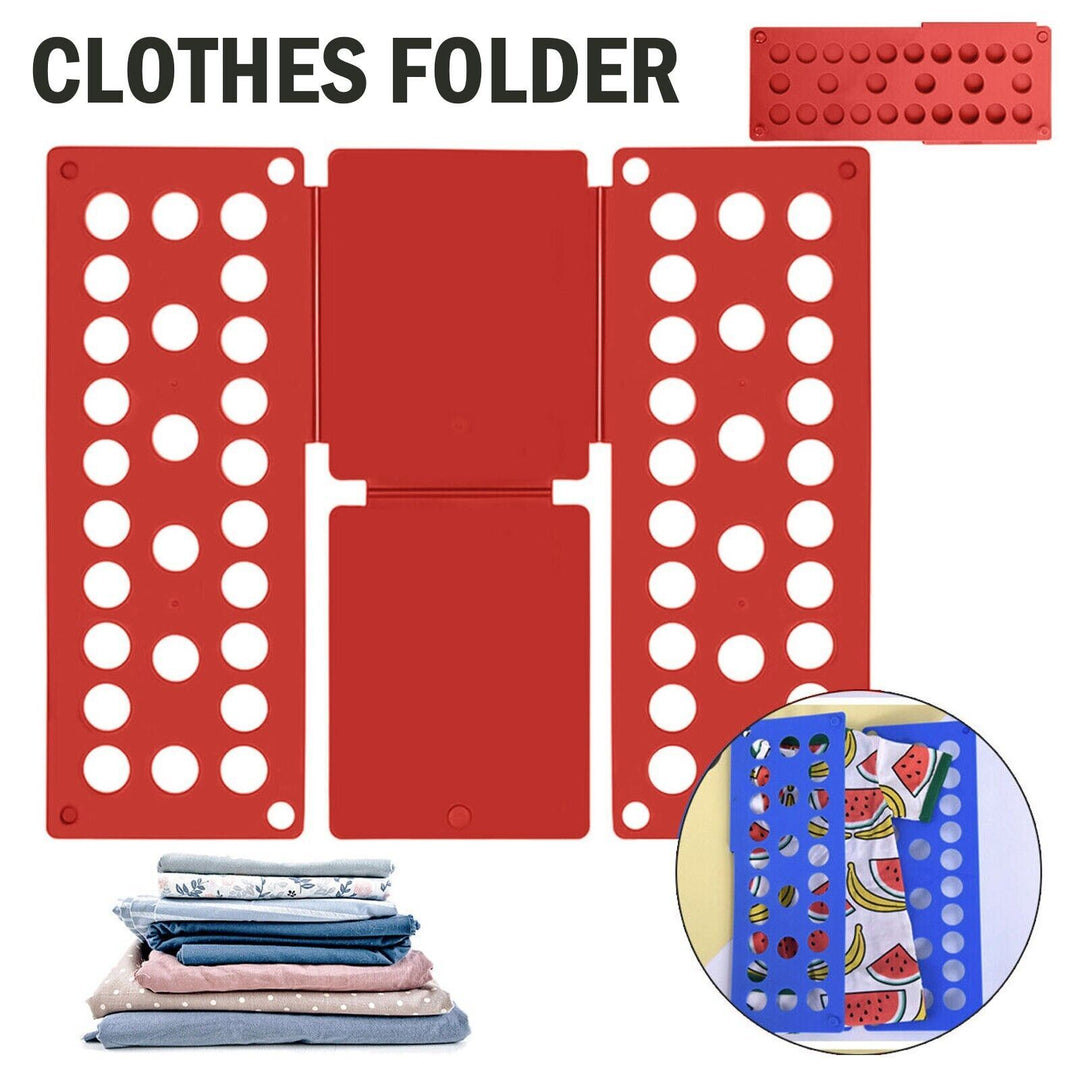 Clothes Folder Folding Board Laundry Organizer T-Shirt Fast Fold Storage For Kid