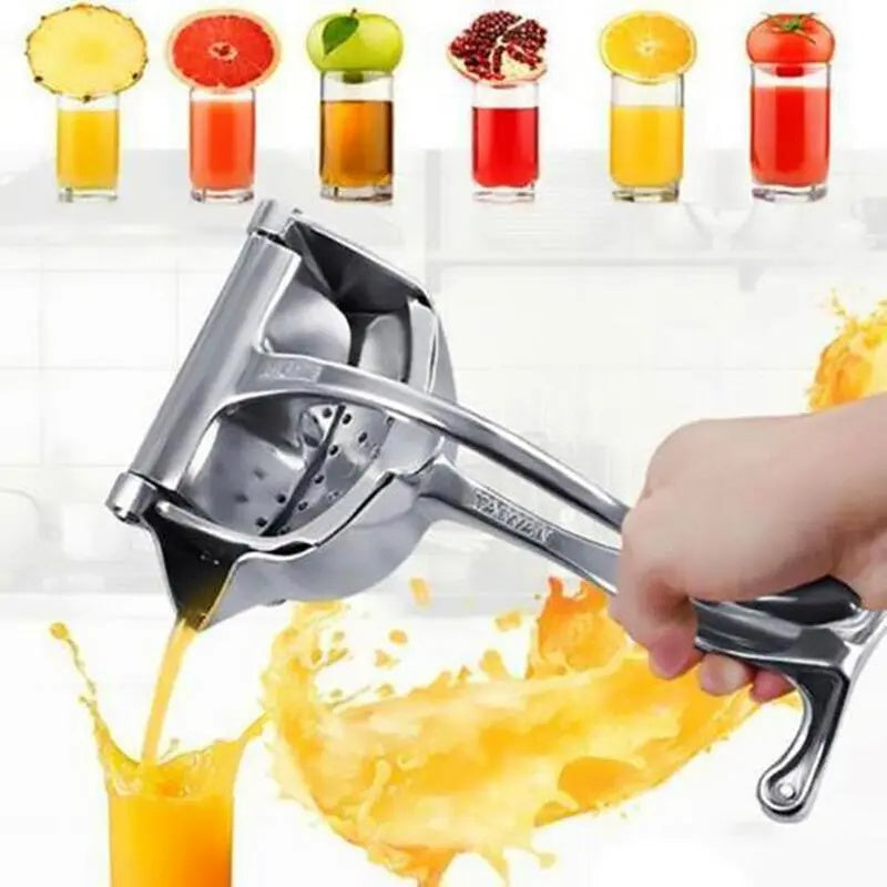 Manual Juice Squeezer Stainless Steel Hand Pressure Orange Juicer Pomegranate Lemon Squeezer Kitchen Accessories