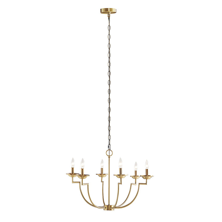 Savor 6-Light Traditional Candelabra Styled Chandelier