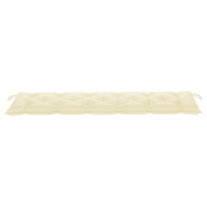 vidaXL Garden Bench Cushion Cream White 70.9"x19.7"x2.8" Fabric