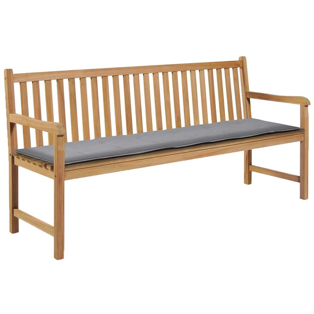 vidaXL Garden Bench Cushion Gray 70.9"x19.7"x1.2"