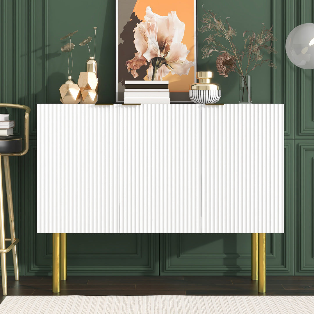 Modern Simple Sideboard with Particle Board and MDF Board  Adjustable Shelves