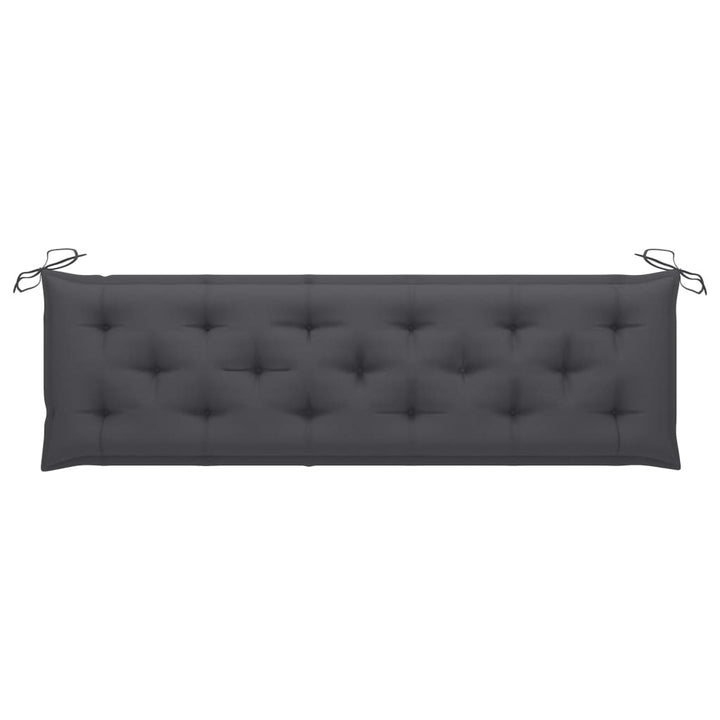 vidaXL Garden Bench Cushion Anthracite 70.9"x19.7"x2.8" Fabric